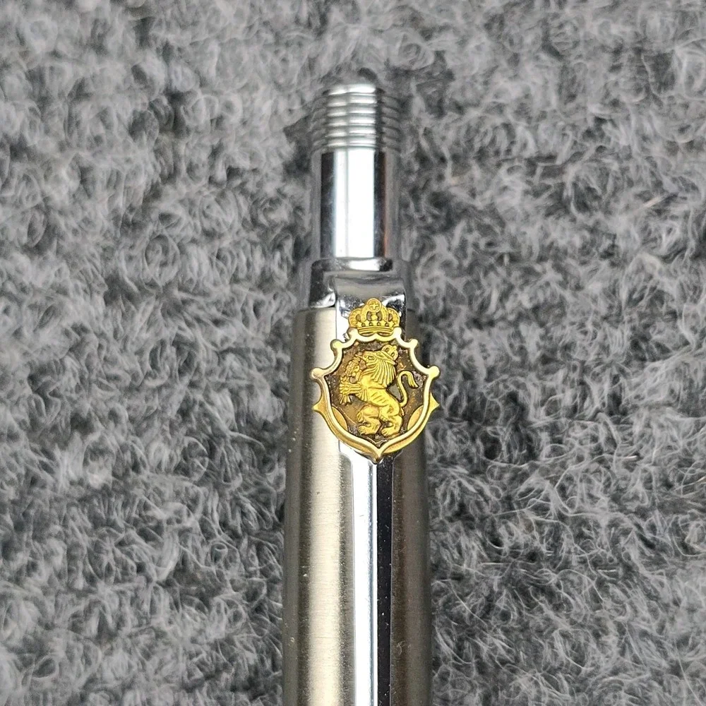 Vintage Parker‎ Pen & Pencil Set Lions Crest Black Boxed Matching Pair